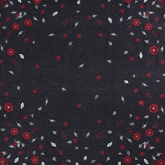 J.Jill NEW VERY BEAUTIFUL SILK BLEND FLORAL SQUARE SCARF NWT - Picture 3 of 5